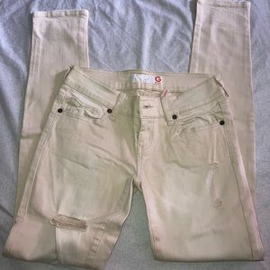 NWOT G by Guess Super Skinny Distressed Jeans Size 25